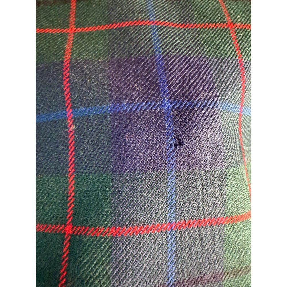 Vtg Pendleton Wool Plaid Zip Up Jacket Tartan Blazer Green Blue Red Yellow - Picture 7 of 11